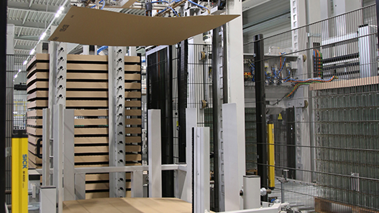 tray handling palletizing